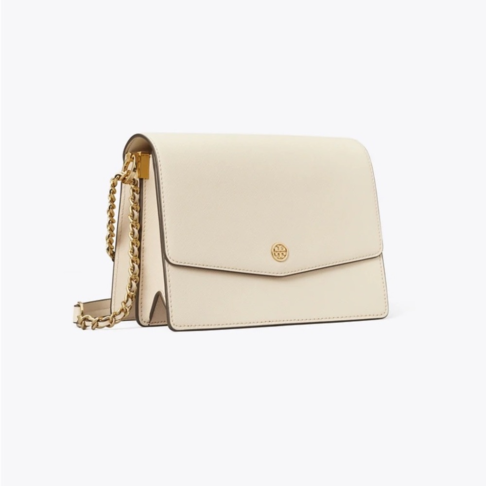 Tory Burch Robinson Convertible Elegant White Women's Bag